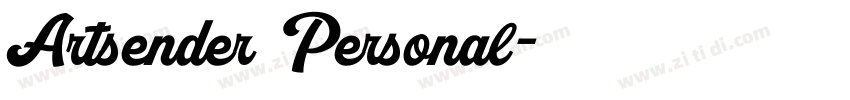 Artsender Personal字体转换